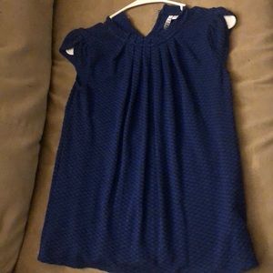 Elle Blue/black top NWOT
